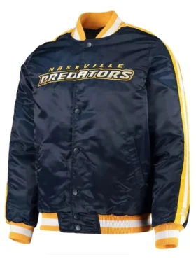 Nashville Predators Varsity Satin Jacket