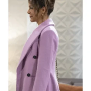 Natalia General Hospital Purple Wool Coat