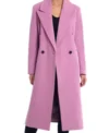 Natalia General Hospital Purple Wool Coat For Sale