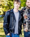 Nathan Williams Brave the Dark Black Leather Jacket For Sale