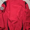 Nationals Red Vintage Zipper Jacket Back