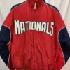 Nationals Vintage Red Bomber Jacket