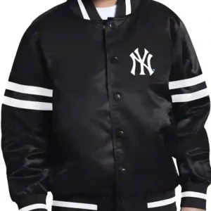 New Black Yankees new york varsity jacket
