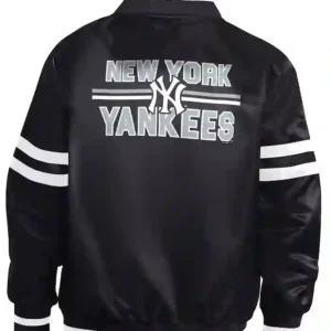 New Black Yankees new york varsity jacket Back