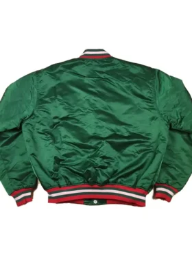 New Jersey Devils Red Vintage Zipper Jacket Back