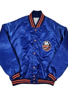 New York Islanders Bomber Satin Jacket