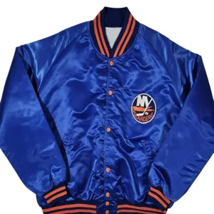 New York Islanders Bomber Satin Jacket