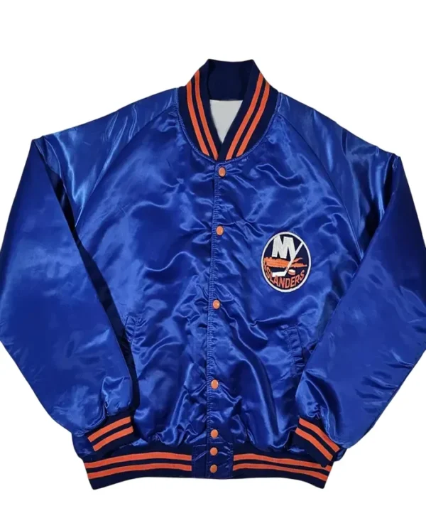 New York Islanders Bomber Satin Jacket