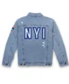 New York Islanders Trucker Jacket Back