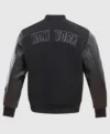 New York Mens black yankees jacket Back