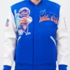 New York Mets Letterman Wool Varsity Jacket