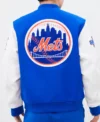 New York Mets Letterman Wool Varsity Jacket Back