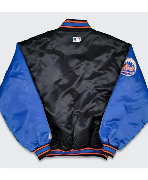 New York Mets Vintage Bomber Starter Jacket Back
