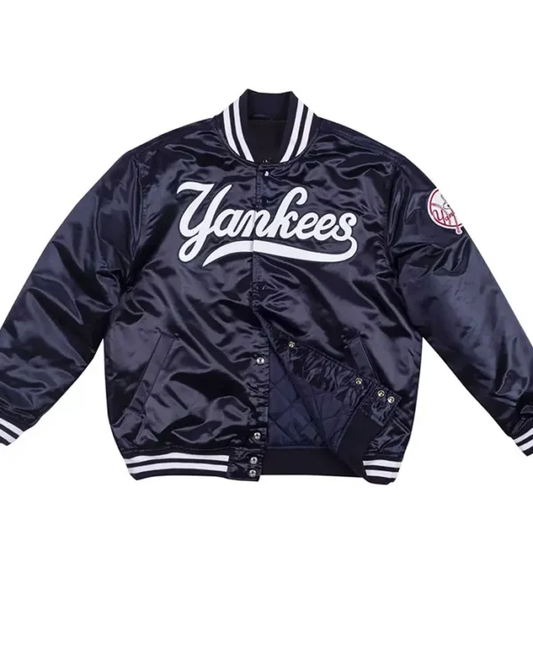 New York Navy Blue Black Embroidery logos yankees jacket