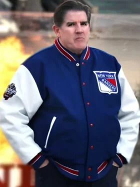 New York Rangers 2024 Stadium Series Varsity Jacket