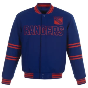 New York Rangers Blue Wool Jacket
