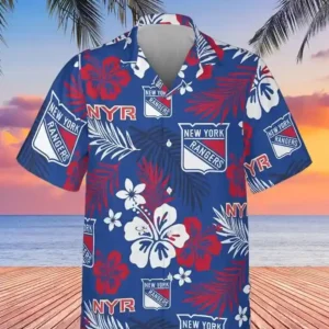 New York Rangers Hawaiian Shirt 2