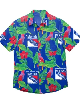 New York Rangers Hawaiian Shirt