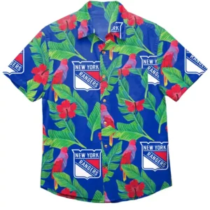 New York Rangers Hawaiian Shirt