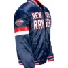 New York Rangers Varsity Jacket Side