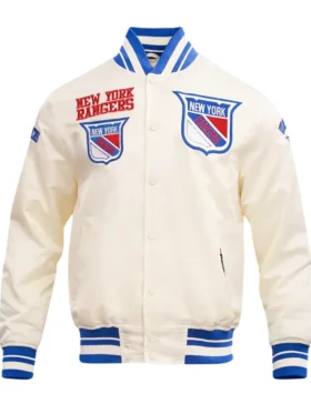 New York Rangers White Retro Classic Jacket