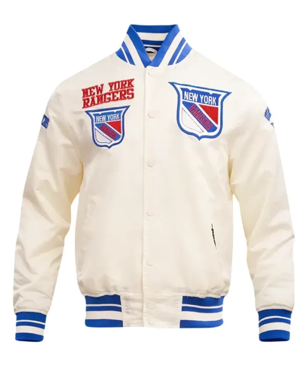 New York Rangers White Retro Classic Jacket