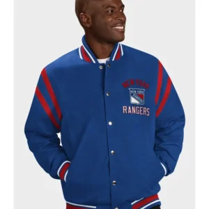 New York Rangers Wool NHL Varsity Jacket