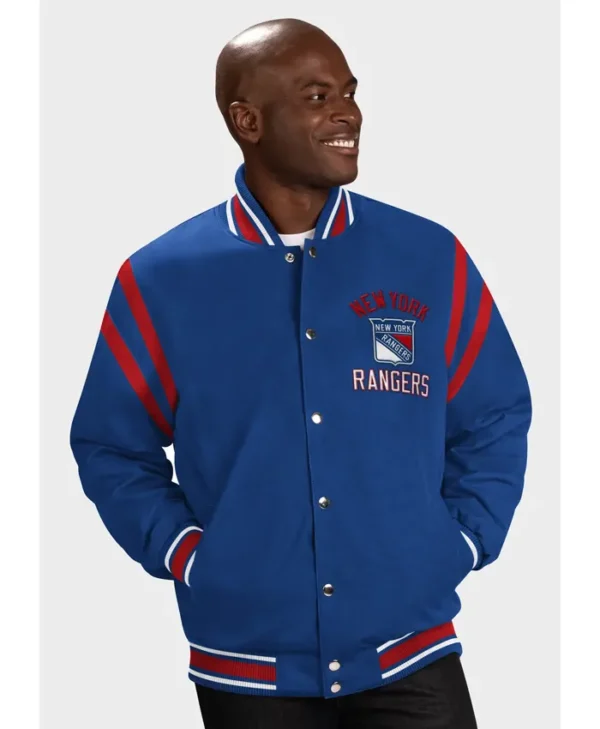 New York Rangers Wool NHL Varsity Jacket