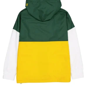 Oakland As Throwback Windbreaker Jacket Back