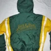 Oakland Athletics As Vintage Starter Nylon Windbreaker Jacket Back