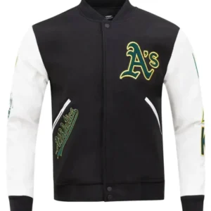 Oakland Athletics Classic Letterman Varsity Jacket