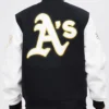 Oakland Athletics Hometown Wool Mens Varsity Jacket Back