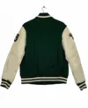 Oakland Athletics Letterman Off Jacket Back