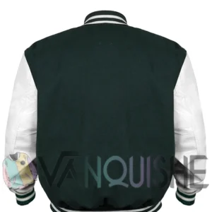 Oakland Athletics Letterman Off Jacket back van