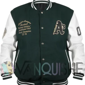 Oakland Athletics Letterman Off Jacket van