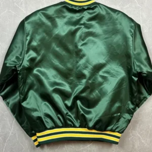 Oakland Athletics Vintage Swingster Satin Jacket Back
