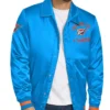 Oklahoma City Thunder Blue Bomber Full Snap Jacket