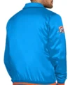Oklahoma City Thunder Blue Bomber Full Snap Jacket Back