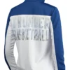 Oklahoma City Thunder White And Blue Track Jacket Back