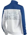 Oklahoma City Thunder White And Blue Track Jacket Back