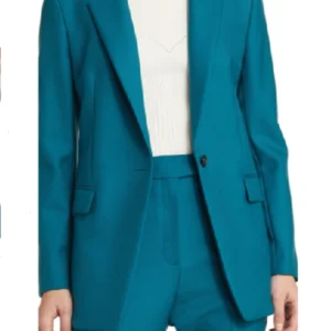 Olympia Matlock S01 Teal Blazer For Sale