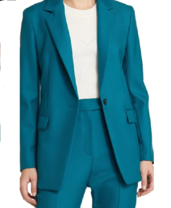 Olympia Matlock S01 Teal Blazer For Sale