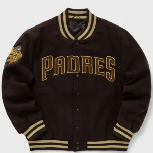 Padres Brown Wool Varsity Jacket