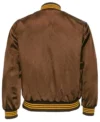 Padres Vintage Leather Bomber Jacket Back