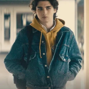 Paradise S01 Charlie Evans Denim Jacket Front