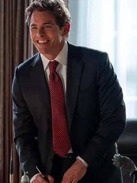 Paradise S01 James Marsden Black Suit Front