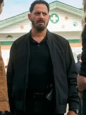 Patrick Sabongui The Hunting Party Black Bomber Jacket