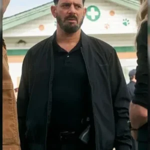 Patrick Sabongui The Hunting Party Black Bomber Jacket