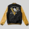 Penguins Varsity Jacket Back