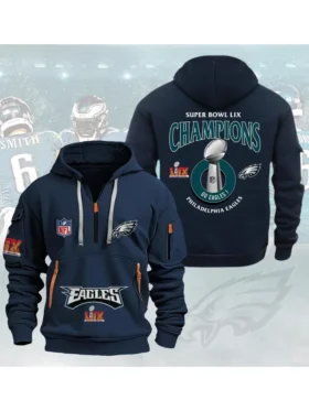 Philadelphia Eagles 2025 Super Bowl LIX Champions Hoodie